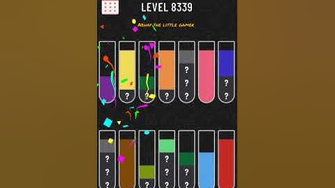Water sort puzzle level 8339