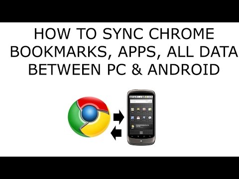 Video: Yuav Ua Li Cas Sync Chrome Bookmarks Thoob Cov Khoom Siv