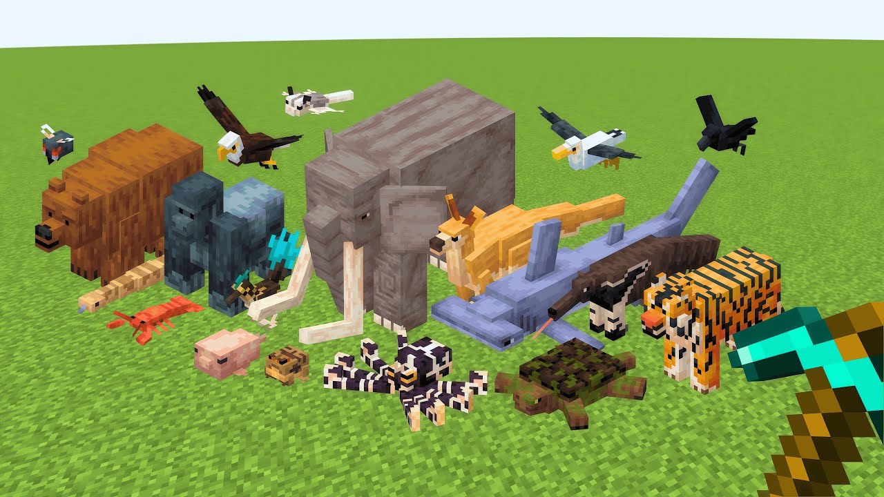 Minecraft Based Animals All New Animals in Minecraft | Minecraft Showcase - YouTube