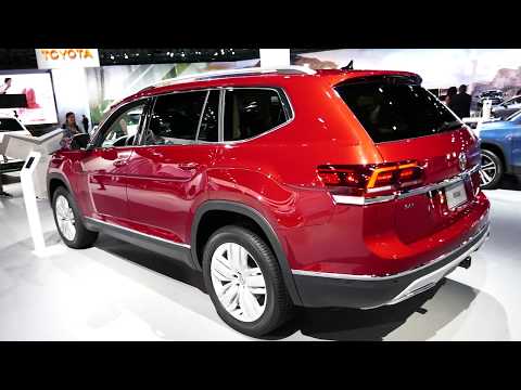 New 2018 Volkswagen Atlas SUV - Exterior Tour - 2017 LA Auto Show, Los Angeles CA