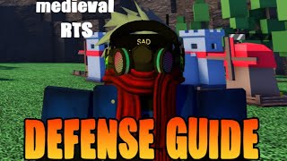 Roblox Medieval RTS Defense GUIDE... // Roblox: Medieval RTS