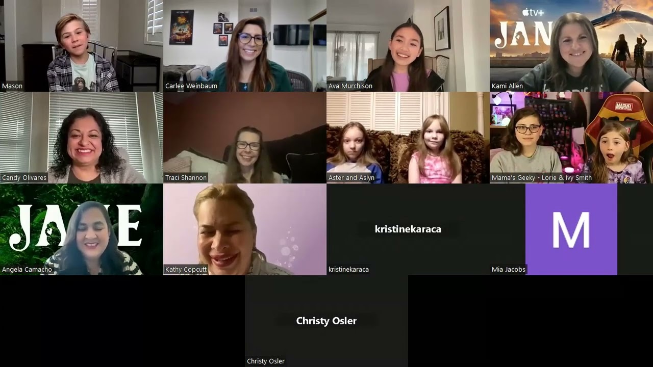 Interview with AppleTV+ JANE series stars: Ava Louise Murchison & Mason Blomberg