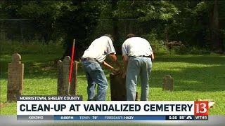 Juvenile arrested in cemetery vandalism