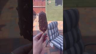 Magnum chocolate ice cream in this hot weather 🔥 #food