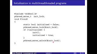 EDAN26 F04 / 12: Barrier and other functions (level 3)
