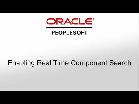 Enabling Real Time Component Search