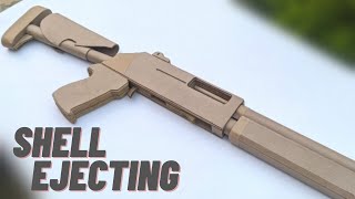 M1014 Shell Ejecting Shotgun Out Of Cardboard How To Cardboard Gun