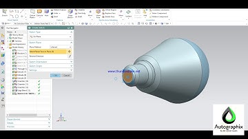 Unigraphics NX - Design of a simple bulb