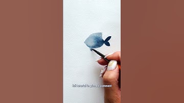 Easy Watercolor Fish Doodles