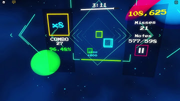 Sound Space custom map, Wicked by Avenza