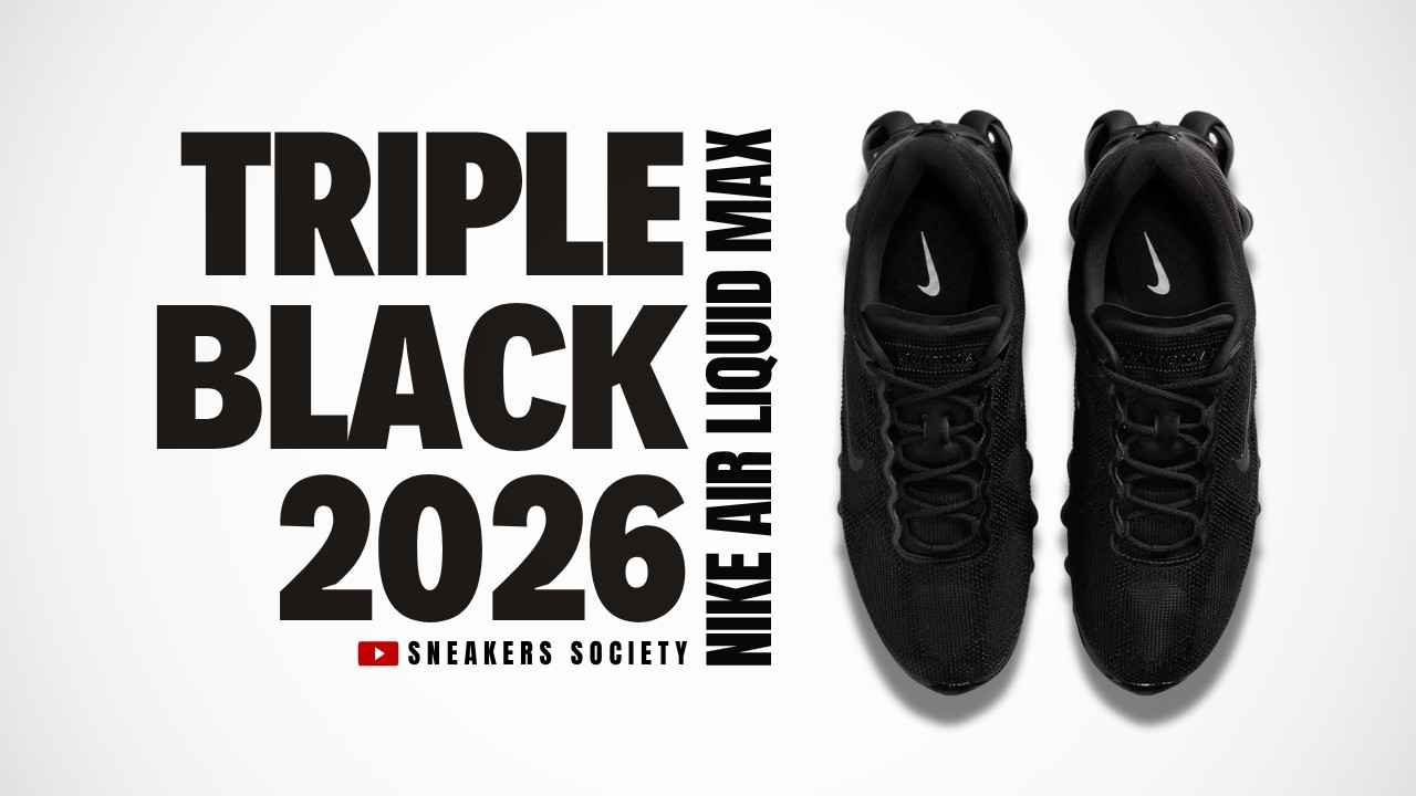 TRIPLE BLACK 2026 Nike Air Liquid Max | DETAILED LOOK + PRICE