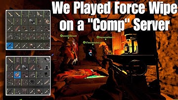 We Played Force Wipe on a "Comp" Server - Rust Console