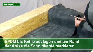 Elastotop - Attikadachrand Sicher Abdichten