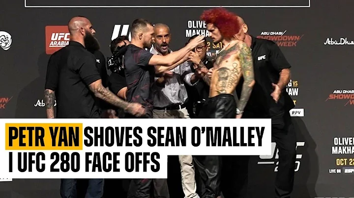 PETR YAN SHOVES SEAN O'MALLEY | UFC 280 FACE OFFS