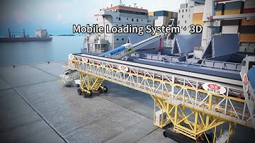 A new, highly efficient ship loading solution! A complete demonstration of the ship loading system.