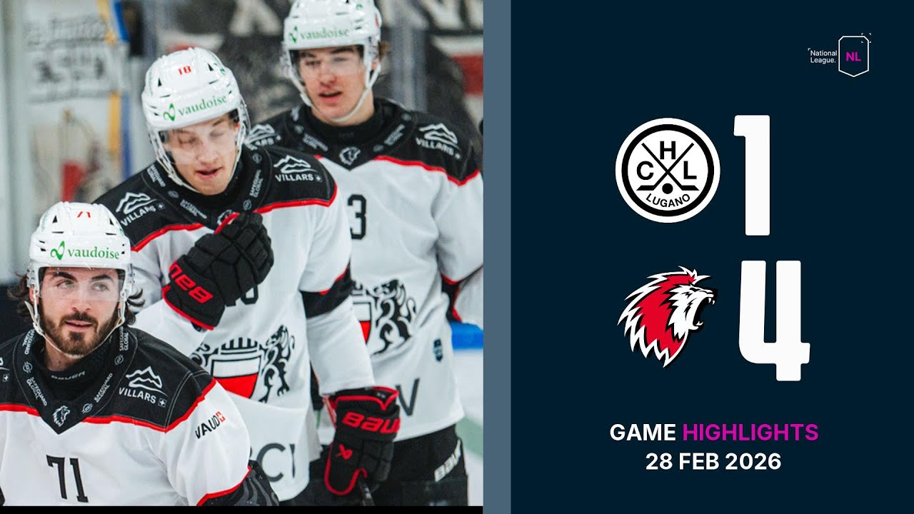 HC Lugano vs Lausanne HC