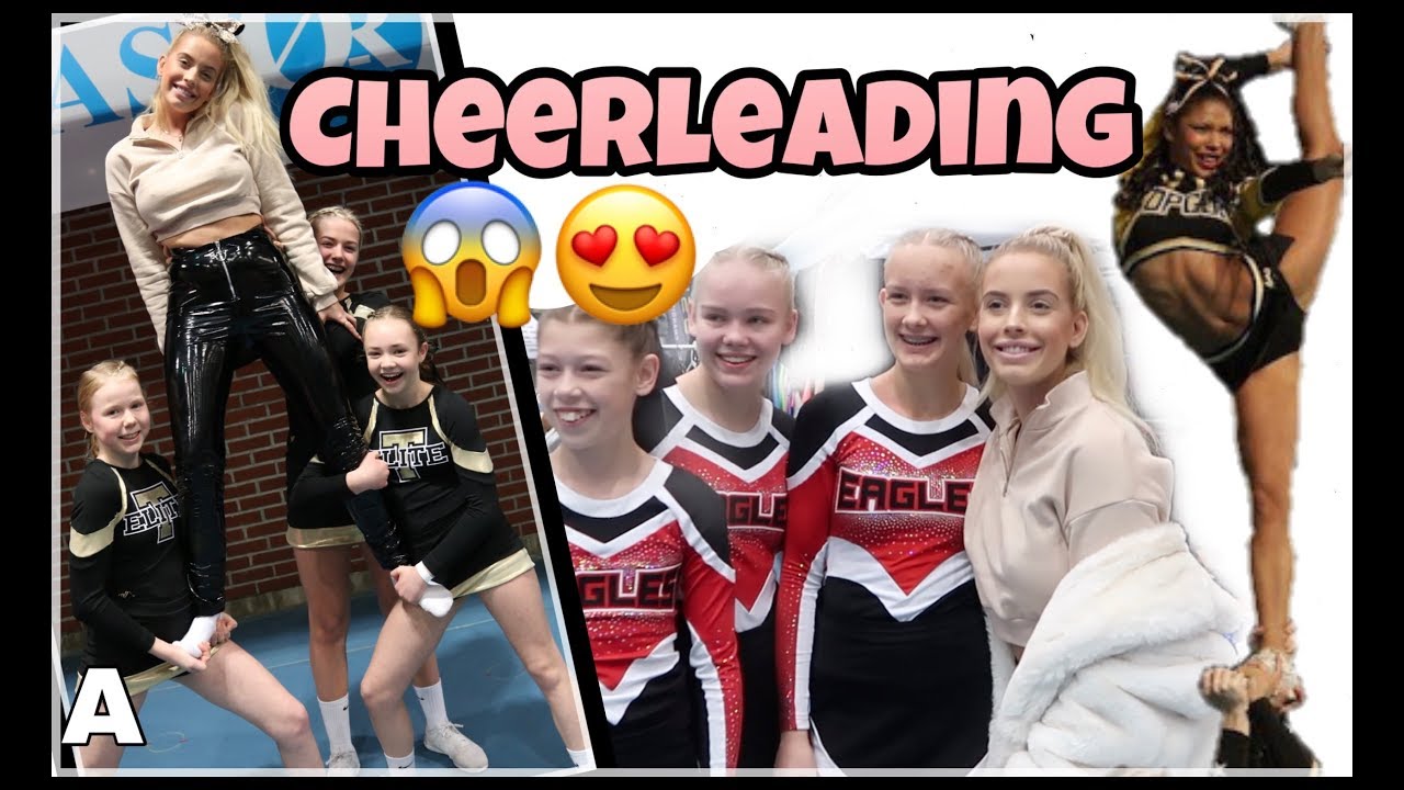 De kaster hverandre opp i lufta😱*CRAZY* // Cheerleading VLOGG