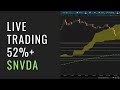 Live Option Trading NVDA +52% (thanks @option_snipper) ThinkorSwim is Down