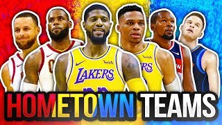 8 BEST NBA TEAMS IF EVERY PLAYER  PLAYED FOR THEIR HOMETOWN