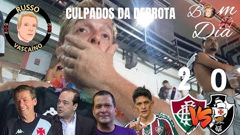 BASTIDORES DE FLU 2 X 0 VASCO. CULPADOS DA DERROTA TEM NOME GESTÃO SALGADO!!!!