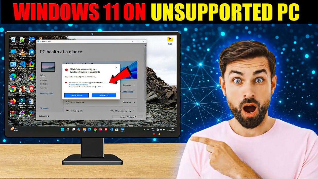 How I Installed Windows 11 on My Unsupported PC – Shocking Results