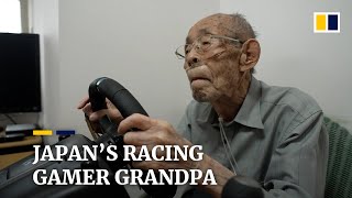 93-Year-Old Japanese Ex-Taxi Driver Becomes Youtube Legend At Racing Games