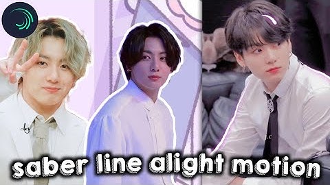 ✿Tutorial saber line✿ |Alight Motion|