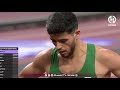 شـاهــد لحظة تأهل جمال سجاتي إلى نصف نهائي سباق 800 متر 