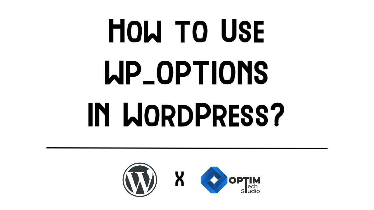 How to Use WP OPTIONS in WordPress | Add, Update & Delete Options in ...