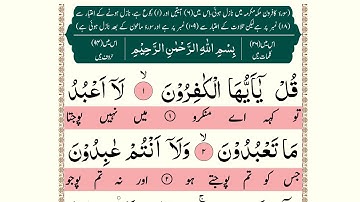 Surah Al-Kafirun سورة الكافرون