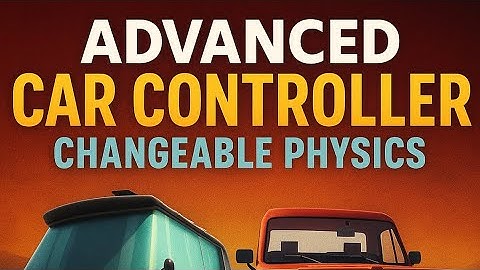 Advanced realistic car Controller with advanced physics. New unity asset 2025.