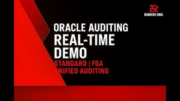 🔐 Oracle Auditing – Real-Time Demo | Standard | FGA | Unified Auditing🔐- DAY-10