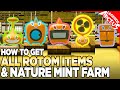 How to Get All Rotom Forms/Items & Nature Mint Farming - Pokemon legends Arceus