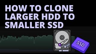 How to clone larger HDD to smaller SSD with MultiDrive #clonessd #clonehdd #clonehddtossd