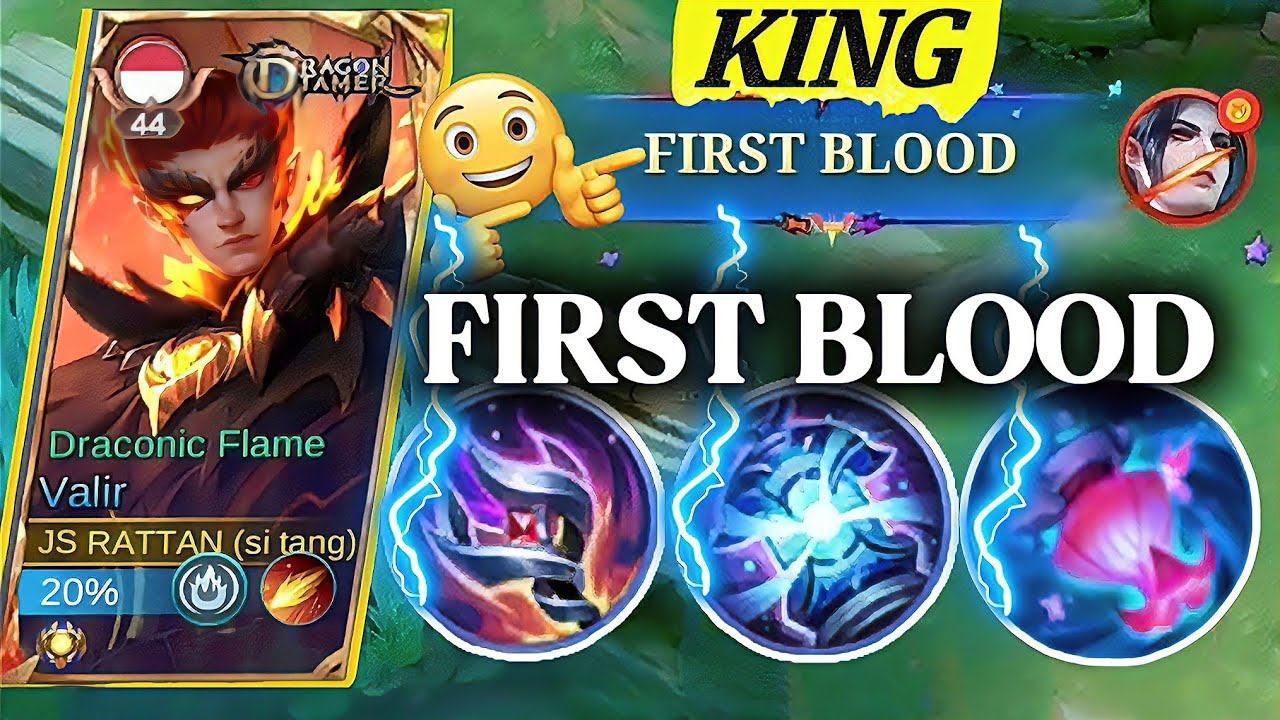THE KING OF FIRST BLOOD ‼️RAHASIA FLAMESHOT PRO PLAYER BIKIN MUSUH GAK BISA KABUR 😎" ~ MLBB