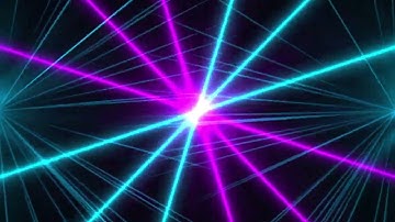 Laser Vj Loop For Projection Purple and Blue - Laser Show Animation - DJ Background Loopable