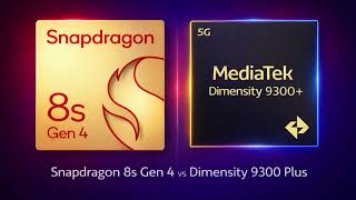 Snapdragon 8s Gen 4 vs Dimensity 9300 Plus: Benchmark scores, spec sheet, and key differences