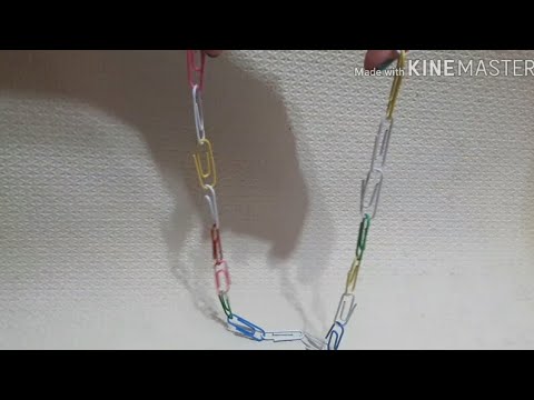 Como fazer um colar de clipe