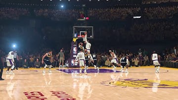 NBA 2K20 ANTHONY DAVIS BLOCK AND ALLEY OOP