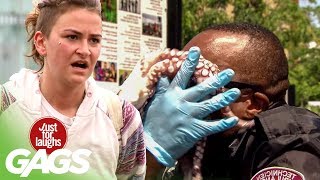 Octopus Shoots Out of Man's Mouth