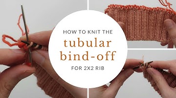 How to Knit the Tubular Bind Off for 2x2 Rib | Sister Mountain