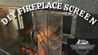 DIY Fireplace Screen, Design & Build