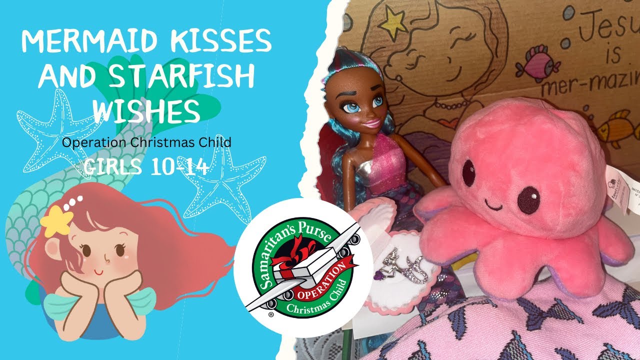 Operation Christmas Child 🧜‍♀️Девочки 10-14 лет 🌊2 коробки! 2024