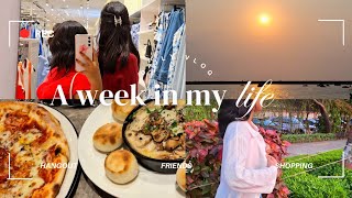 a week in my life 🌴 | girl's day out 🍷 | nykaa pink summer sale haul 🩷
