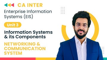 NETWORKING | CHAPTER 3 | CA INTER EIS | INFORMATION SYSTEMS & ITS COMPONENTS | REGULAR LECTURES