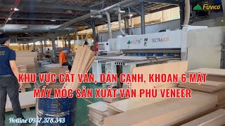 DÂY CHUYỀN GIA CÔNG SAU ÉP VENEER CAO CẤP | PANEL SAW – CNC – DÁN CẠNH – KHOAN 6 MẶT TỰ ĐỘNG
