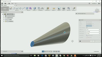 Auto desk Fusion 360 Revolve,sweep,loft,Rib (Tutorial-3)