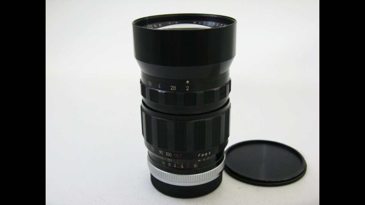 Sankyo Kōki KOMURAー 105mm/F2 (Leica) - YouTube