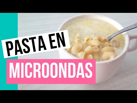 PASTA AL MICROONDAS. 