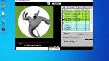 2Captcha Software stable version release 36.  Time tested 40 minutes long